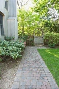 Walkway and Wooden Gate